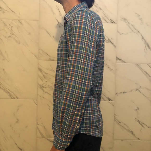 [M] Jack Wills Plaid Cotton Button Down - Picture 3 of 6